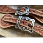 SN Tack Spoorriem Ladies SP009 Buckle Flower Star